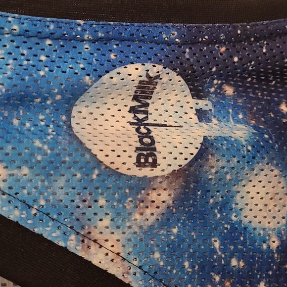 Black Milk Galaxy Blue Shooter Mesh Jersey M - Picture 7 of 8